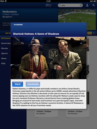 Sherlock on Sky Go Extra