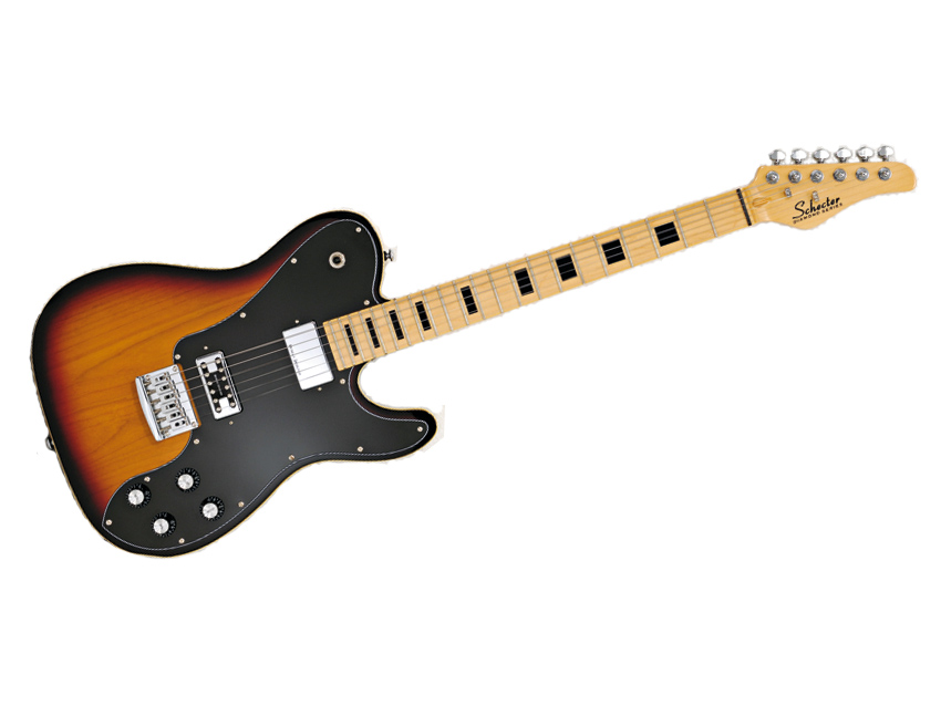 The guitar evidently pays tribute to those that inspired it.