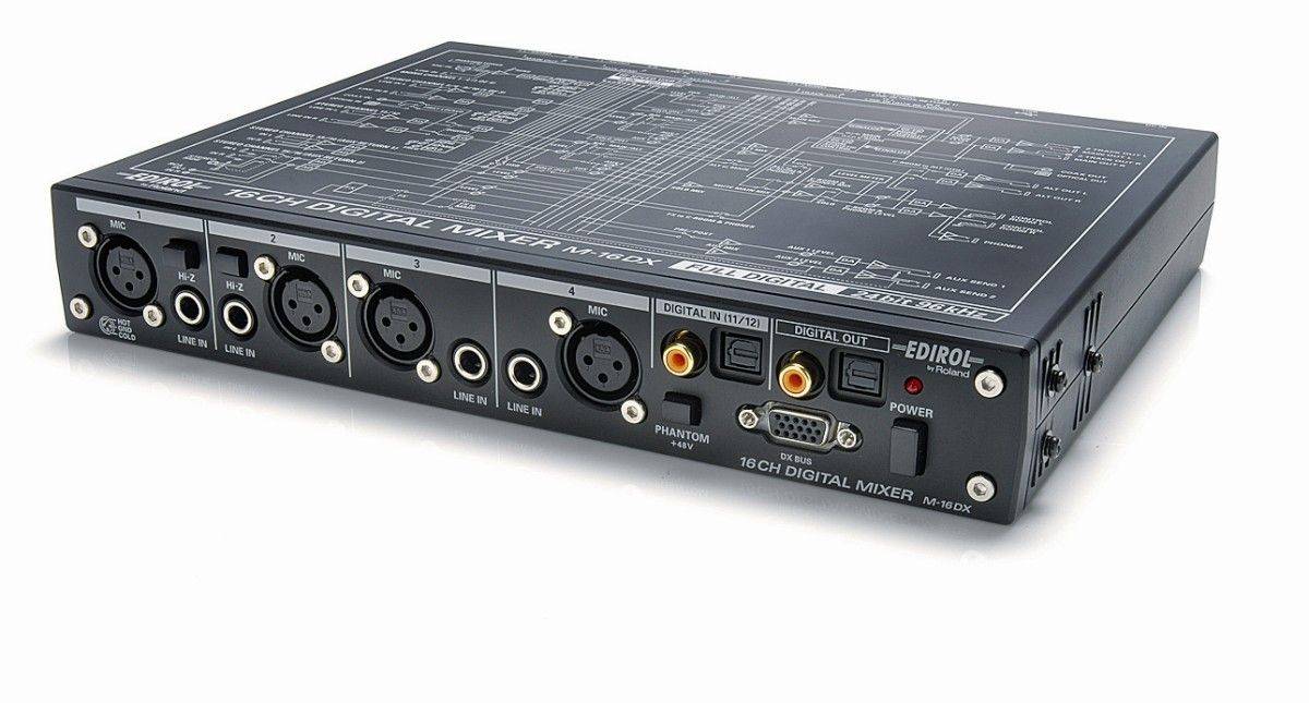 Audio interfacing is handled by a separate box