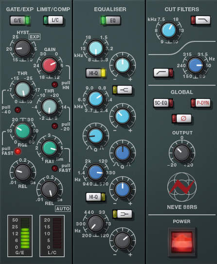 Universal have arranged the desk channel into three side-by-side modules.