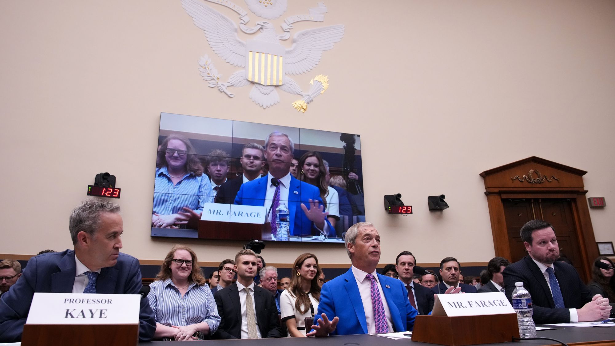 UK Politician Nigel Farage Testifies At US House Judiciary Hearing On Censorship