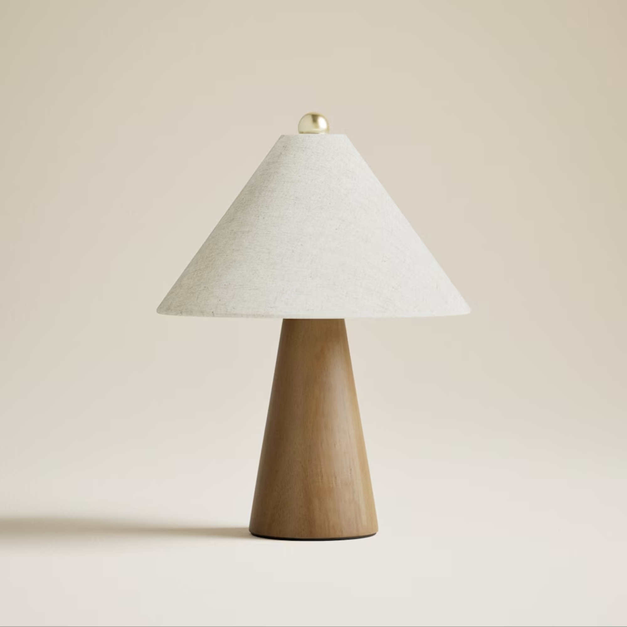 M&amp;amp;S Wooden Rechargeable Table Lamp