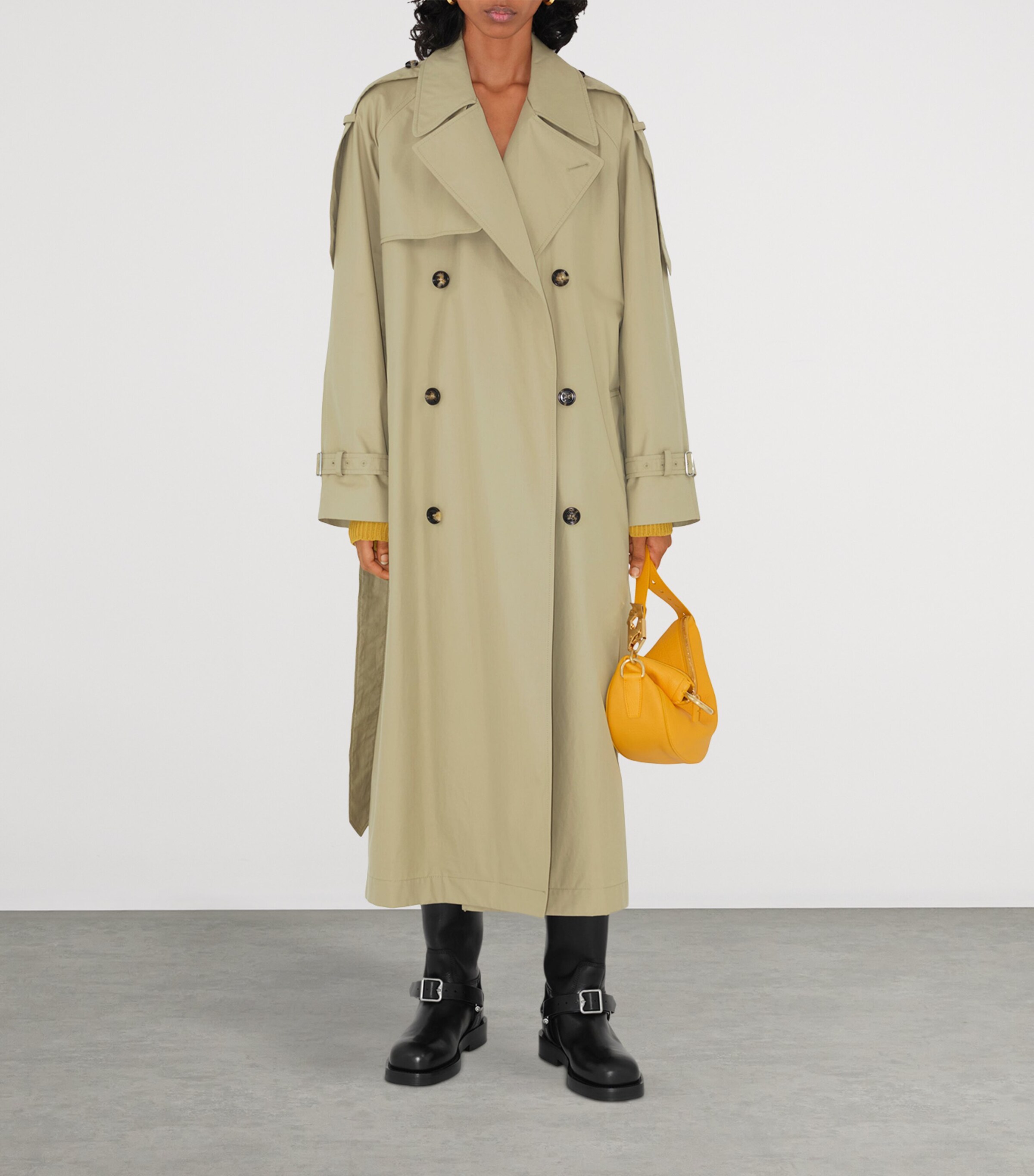 Cotton Long Castleford Trench Coat