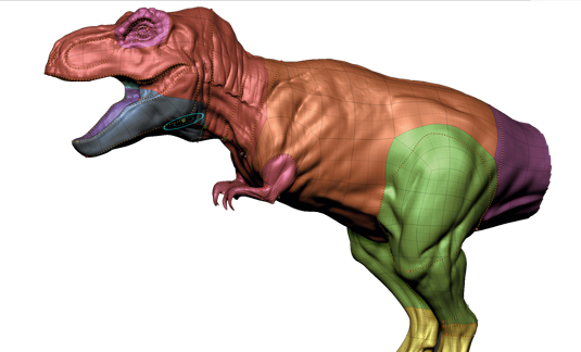 How to create a realistic 3D dinosaur