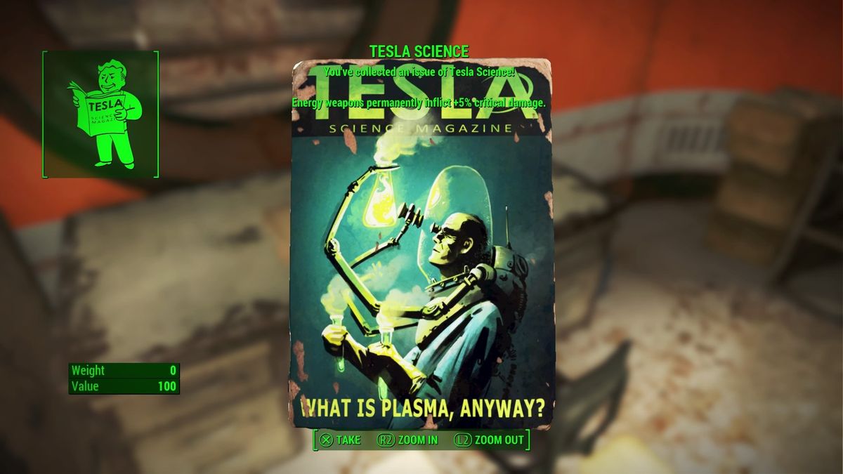 Fallout 4 Tesla Science Magazine - Fallout 4 Comic Book and Magazine ...