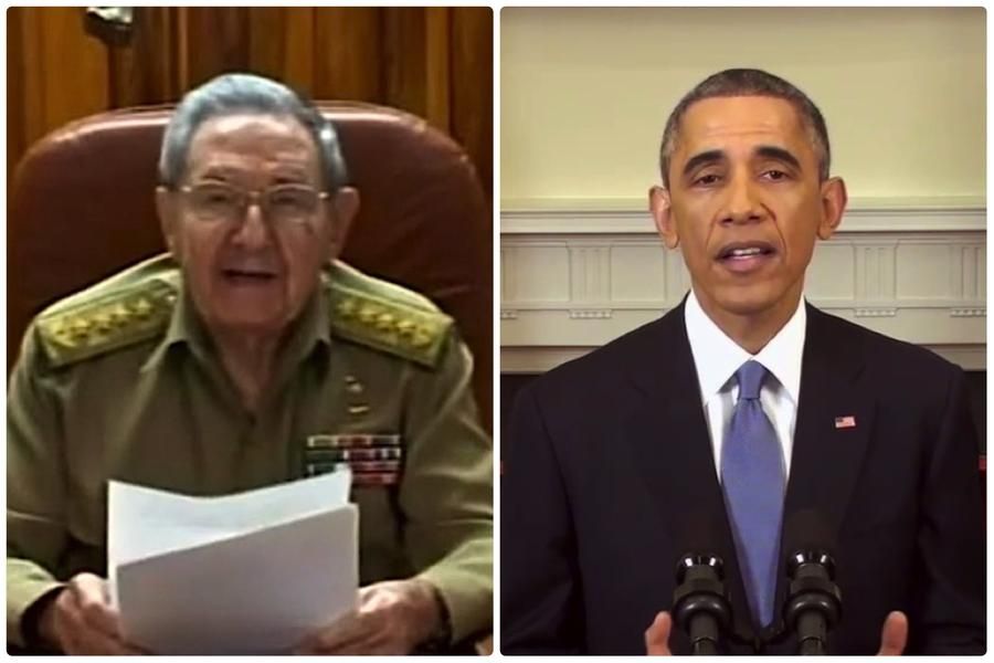 Here&amp;#039;s how Raul Castro and Obama explained the big U.S.-Cuba diplomatic thaw