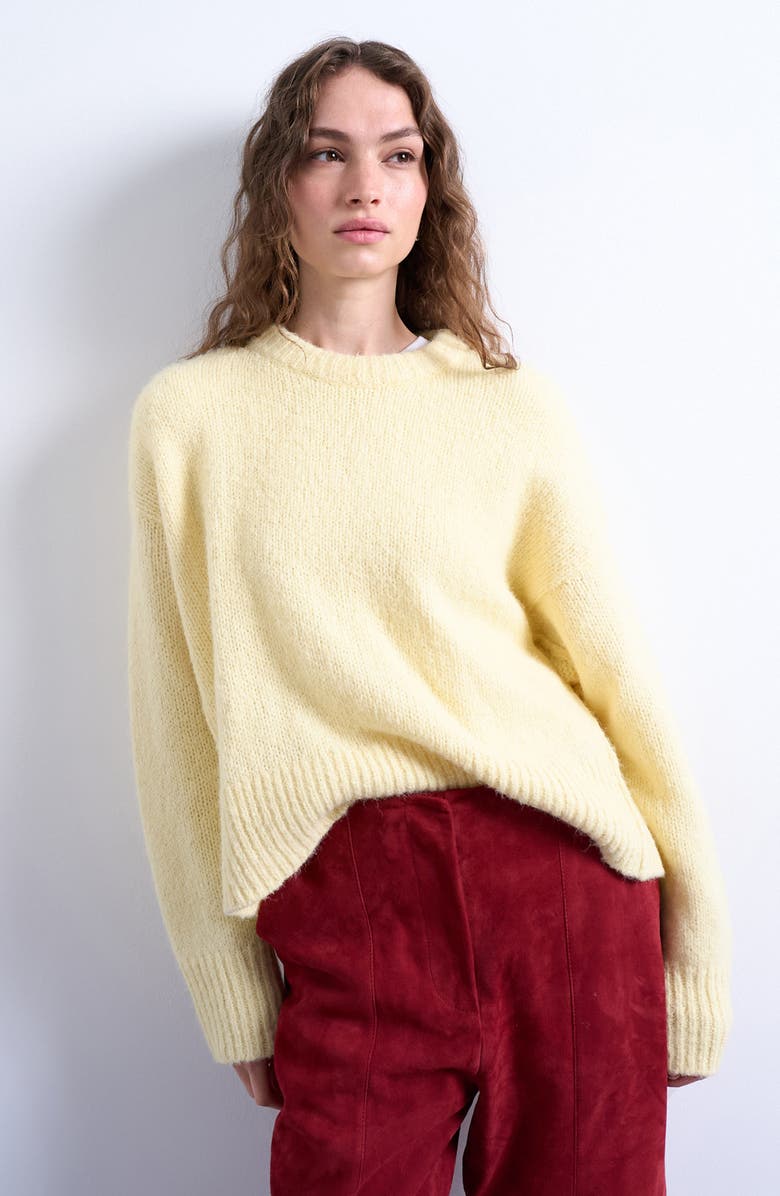 Fluffy Crewneck Sweater