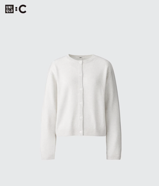 Uniqlo Cashmere Crew Neck Short Cardigan