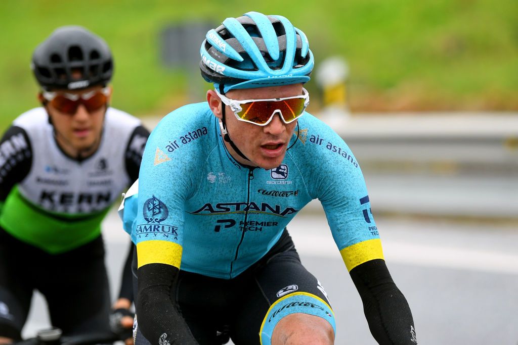 GRAZALEMA SPAIN FEBRUARY 19 Nikita Stalnov of Kazakhstan and Astana Pro Team during the 66th Vuelta a Andaluca Ruta del Sol 2020 Stage 1 a 1738km stage from Alhaurn de la Torre to Grazalema 911m VCANDALUCIA UCIProSeries on February 19 2020 in Grazalema Spain Photo by David RamosGetty Images