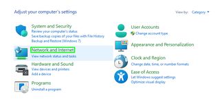 The Windows 11 Control Panel with "Network and Internet" highlighted, demonstrating how to see your Wi-Fi password in Windows 11