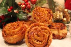 Apple puff pastry with Christmas spices
