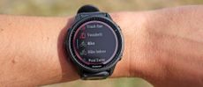 Garmin Forerunner 966 being tested on wrist