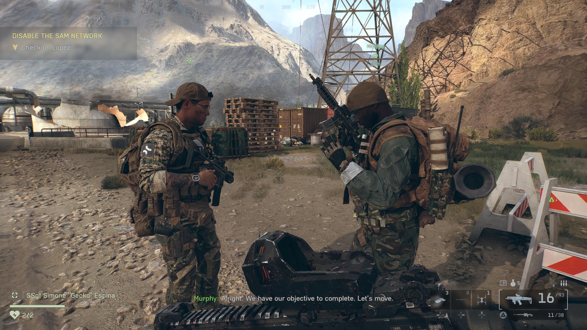 Two soldiers talk in Battlefield 6
