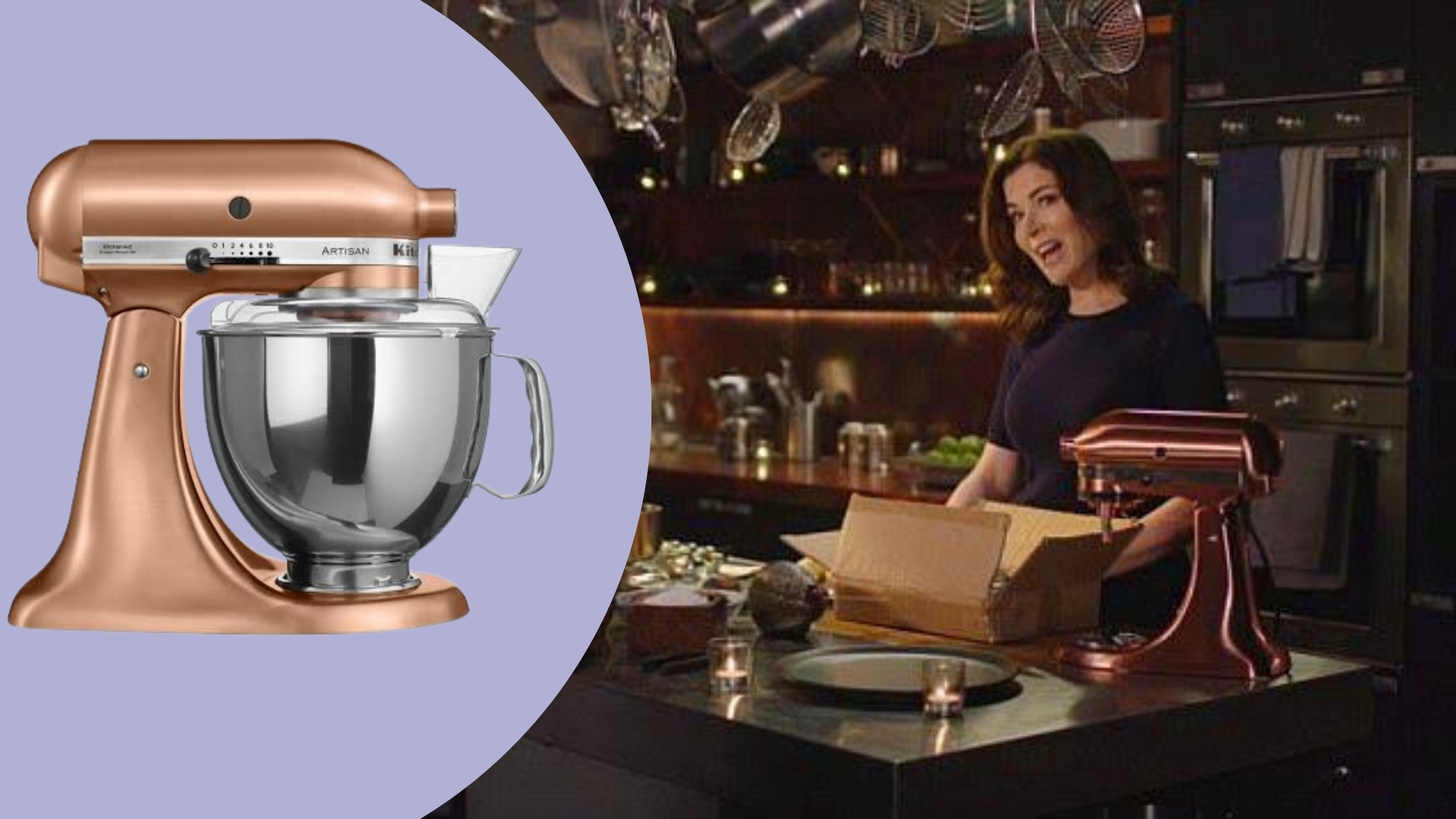 Nigella with her KitchenAid