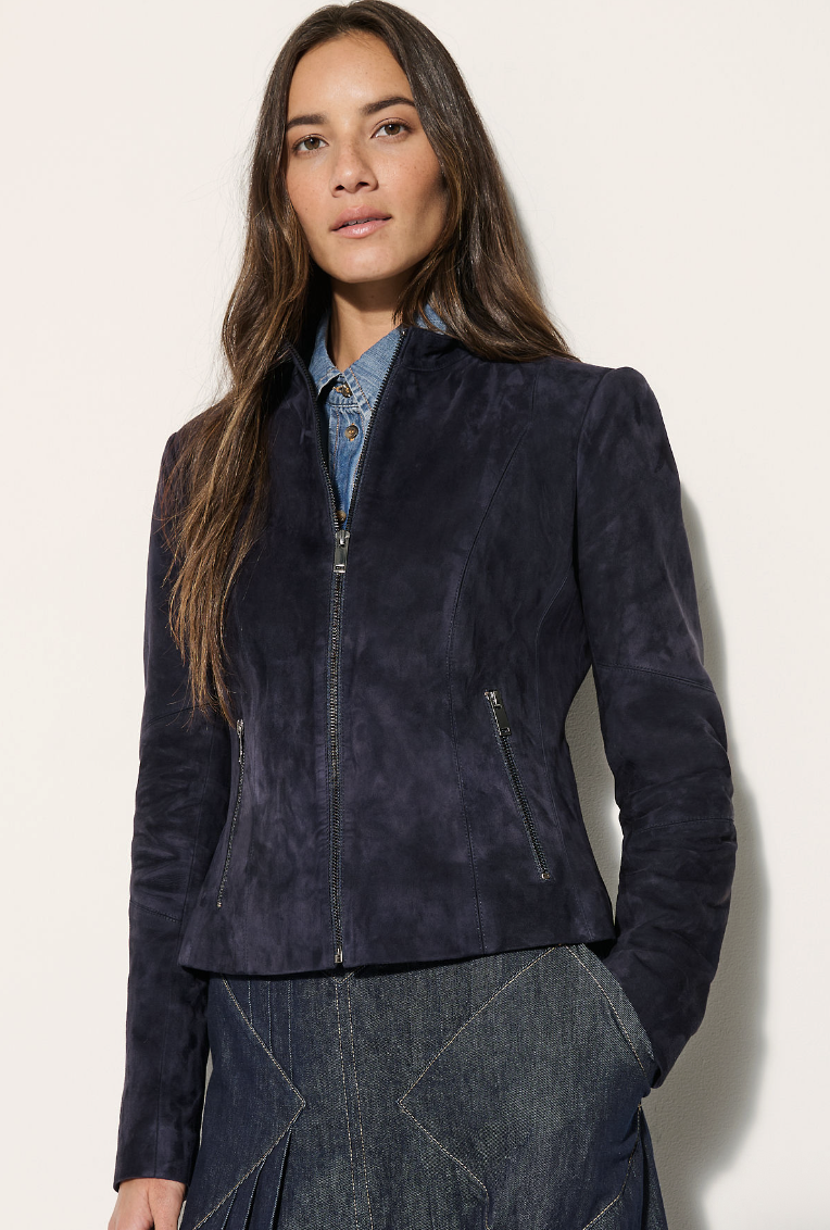 Overland, Danni Suede Leather Jacket