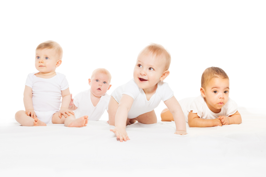 Four babies.