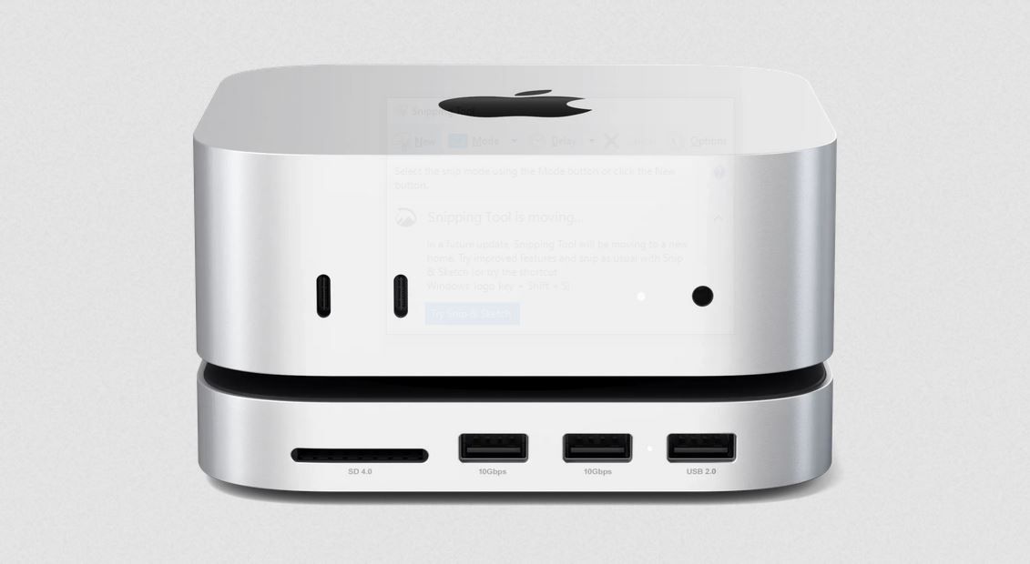 Want to add 4TB storage, an SD card slot and USB-A ports to the Apple Mac Mini M4 Mini PC? Satechi has a surprisingly simple solution for you Feature image