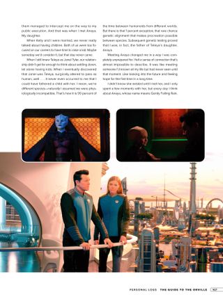 A page taken from "The Guide to The Orville"