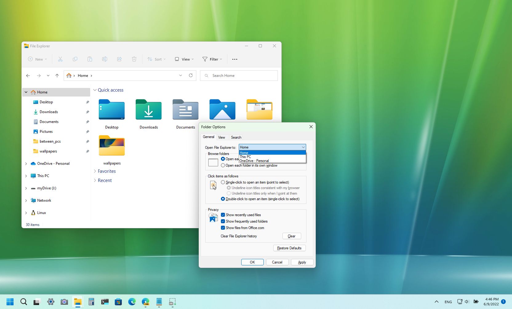 How To Change The Default Start Page For File Explorer On Windows 11 ...