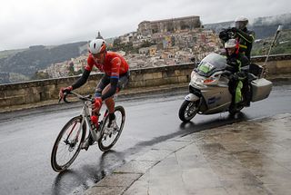 Brandon McNulty (Rally UHC Cycling) solos to the win during stage 3 at Giro di Sicilia