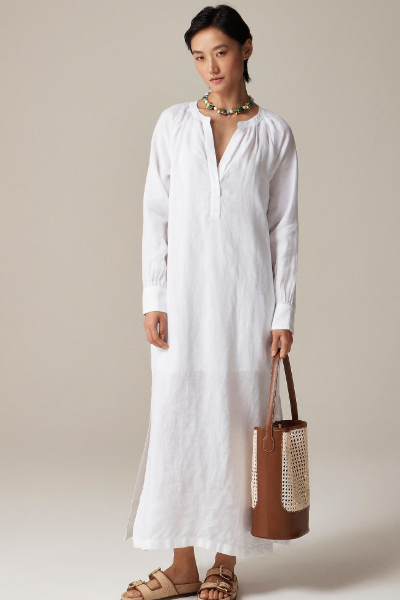 J.Crew, Cabana Shirt Dress in Linen (Was $168)