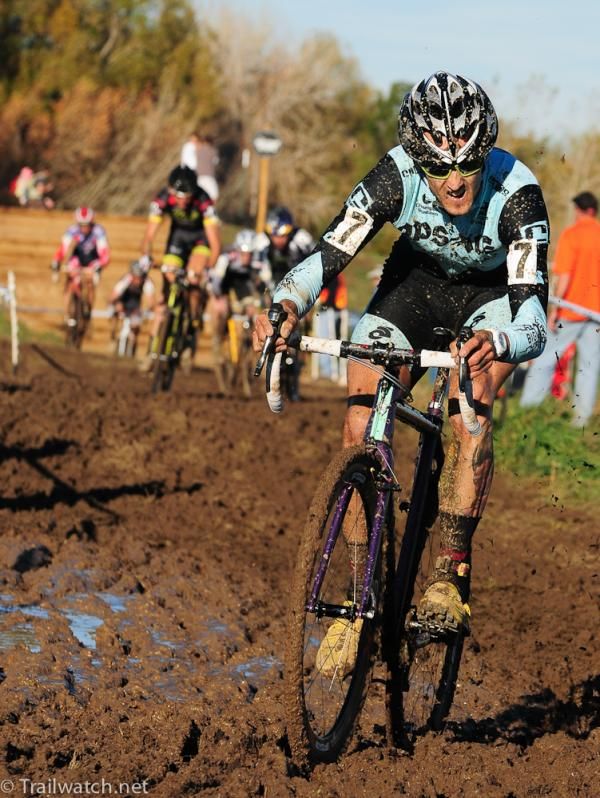 Ben Berden (OPS-ALE Clement) leading the race with two laps to go