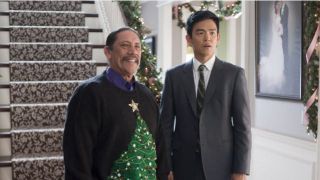 John Cho and Danny Trejo in A Very Harold and Kumar Christmas.