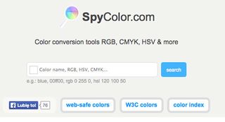 Spycolor is a handy free service for finding colour information