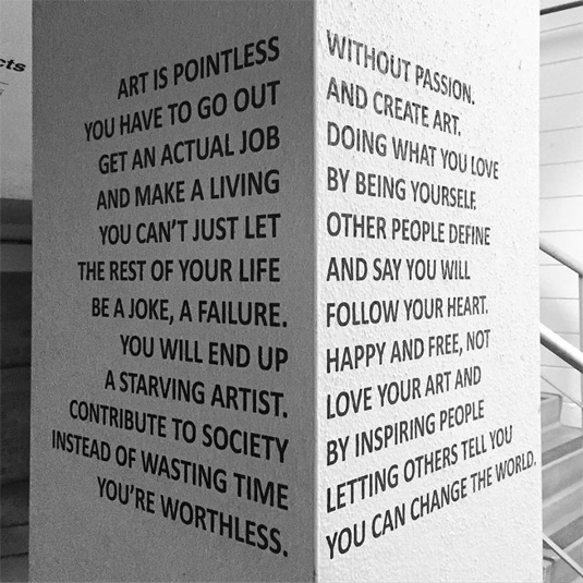 Art is pointless
