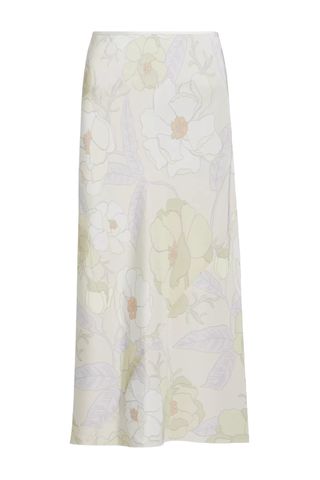 Sati Silk Midi-Skirt