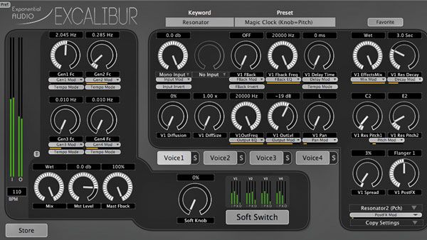 Once you get used to its decidedly drab interface, Excalibur offers quite a bit of visual feedback