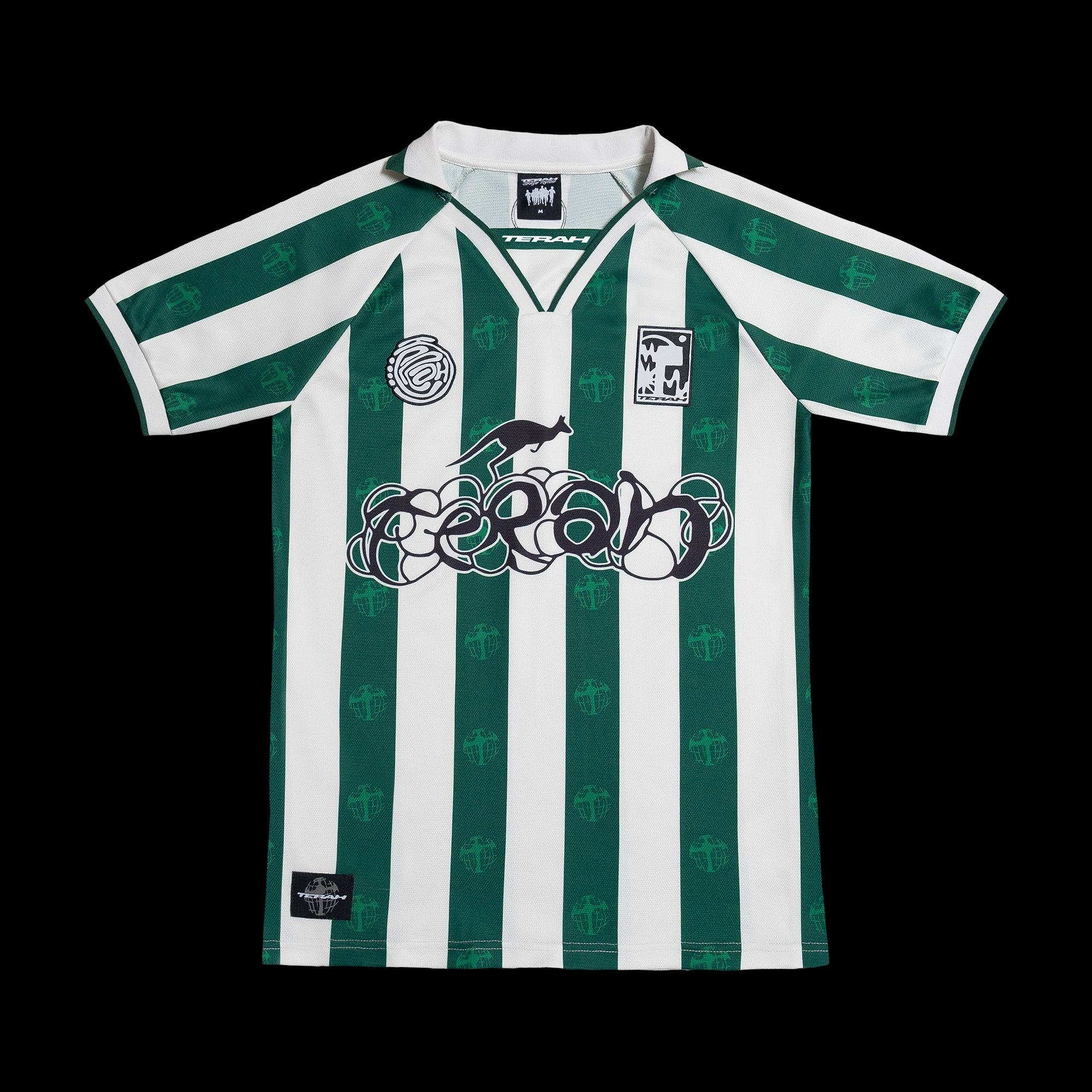 Green Globe Pinstripe Jersey