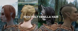 High Poly Vanilla Hair