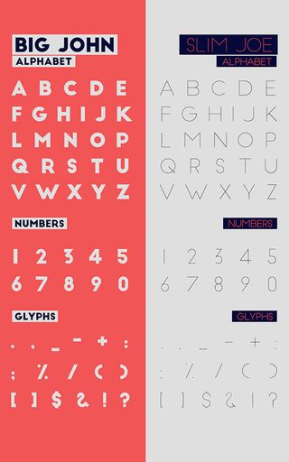 Free fonts: Big John