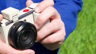 Prototype left-handed camera by Rowan Baxter