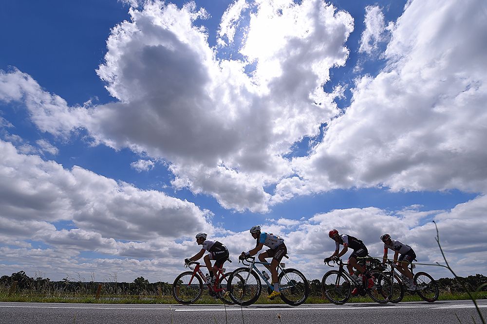 The sun finally broke through the clouds in stage 4 at the Tour de France