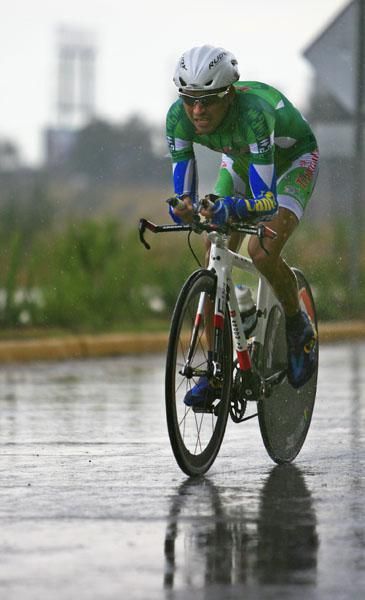 Carlos Lopez was third fastest of the men