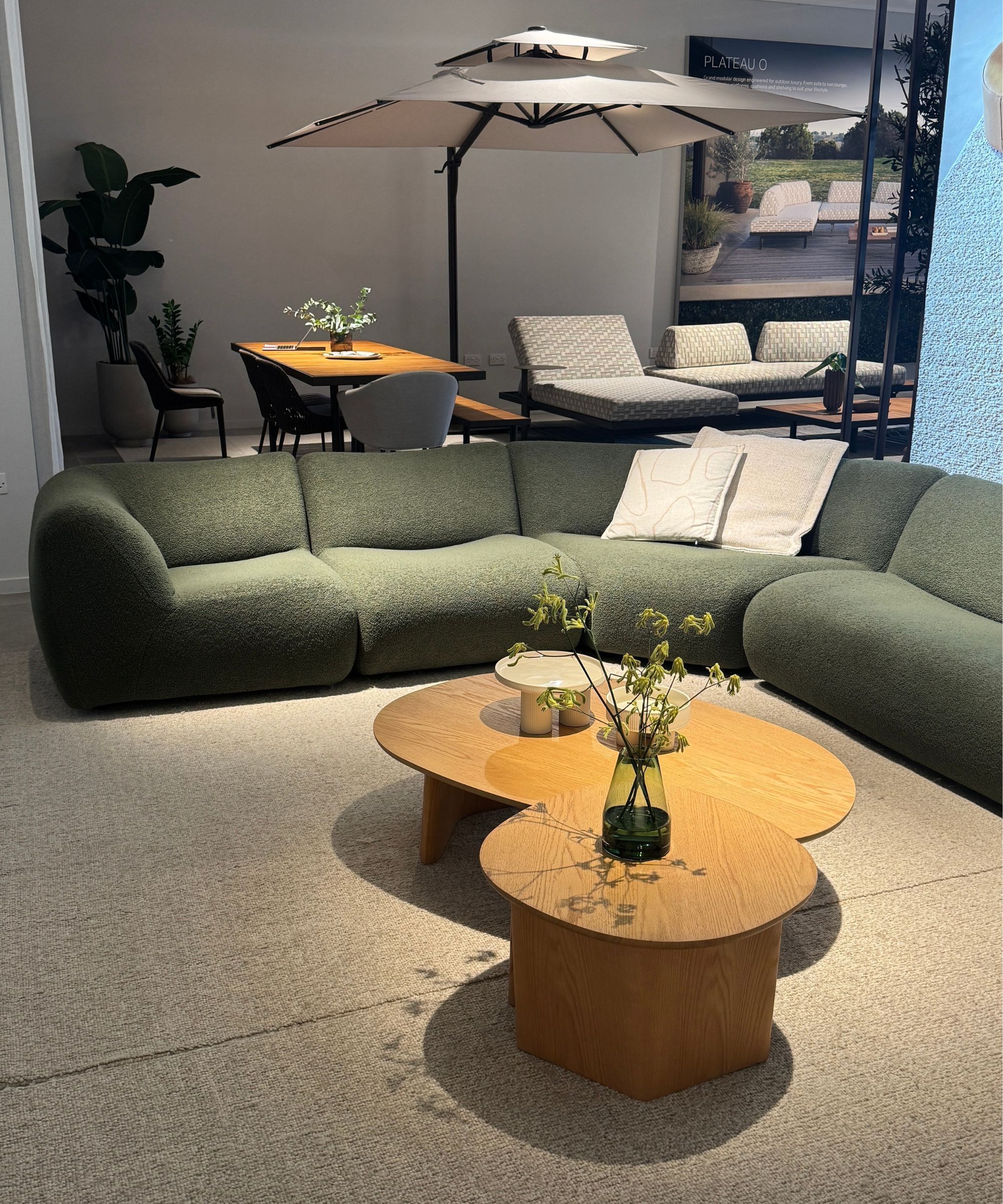 King Living 1977 Modular Sofa in green