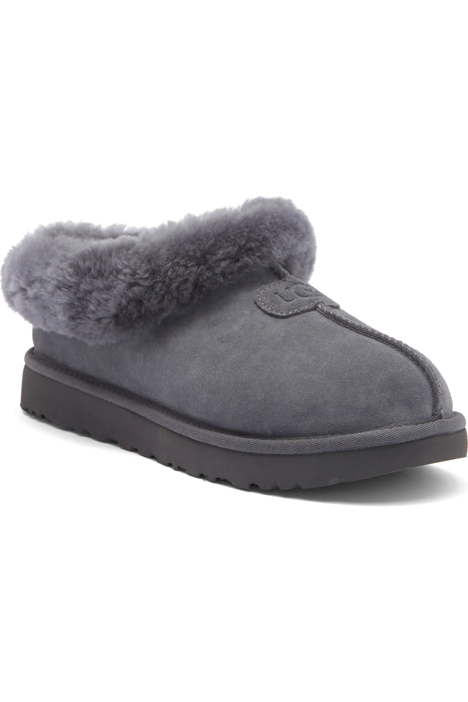 UGG&amp;reg;, Tazzette Genuine Shearling Collar Slipper