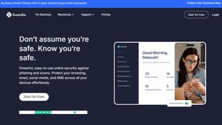 Guardio website screenshot.