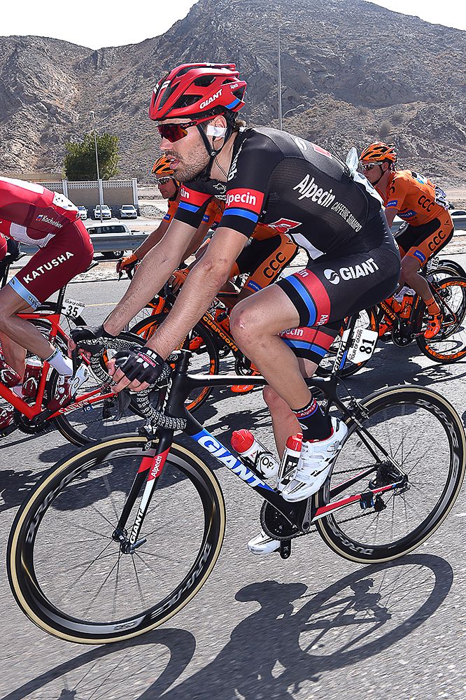 Tom Dumoulin in the peloton