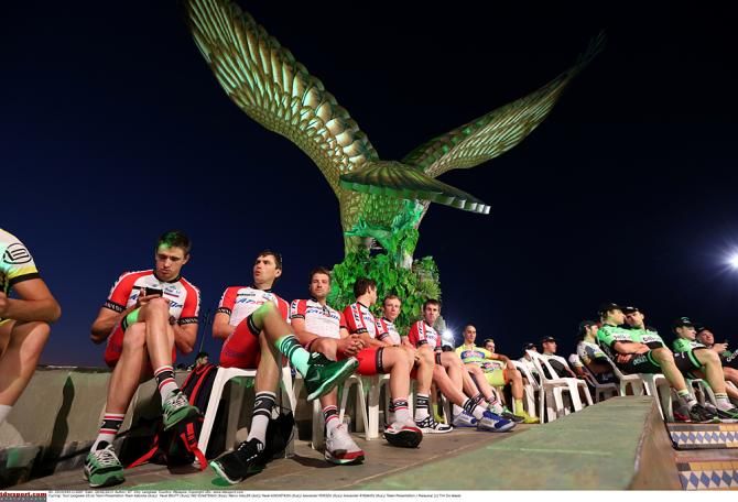 Katusha at the Tour de Langkawi presentation
