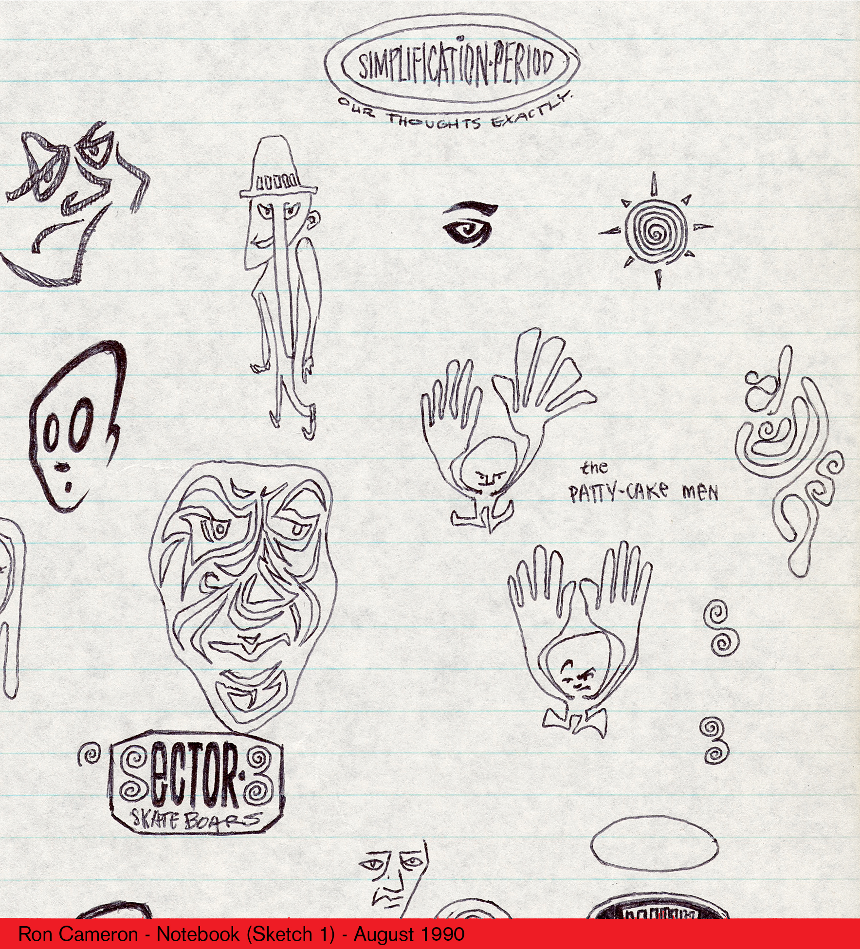 Plastikman sketches