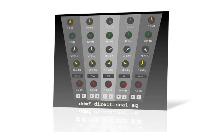 DirectionalEQ combines EQ and panning, the aim being to modify the frequencies of specific parts of the stereo image