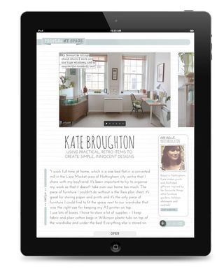 The iPad magazine is full of craft projects, videos, photo-galleries and all things craft
