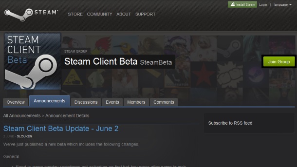 Steam client Beta update brings long-awaited download speed