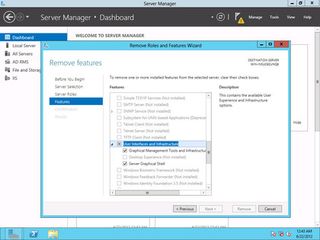 Removing the Windows Server 2012 GUI is simple