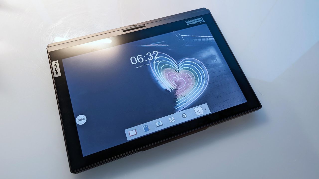 Lenovo Twist laptop with e-ink display