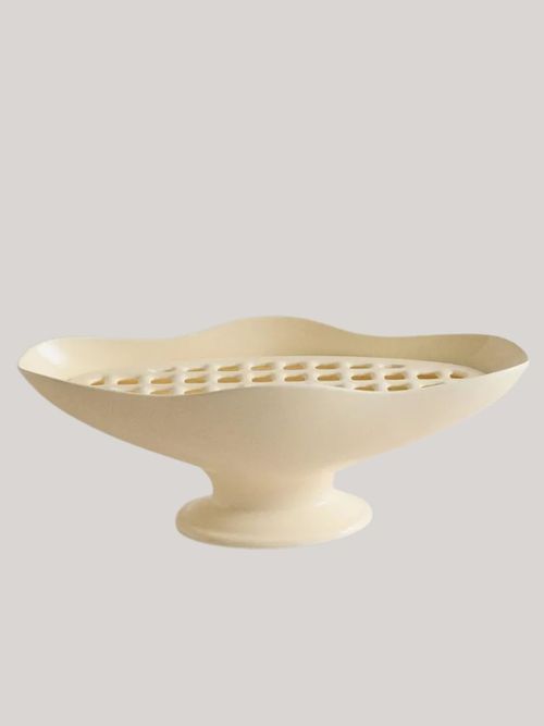 Large Wavy Oval Vase 