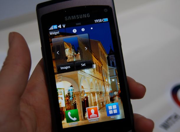 Samsung Wave - Main menu